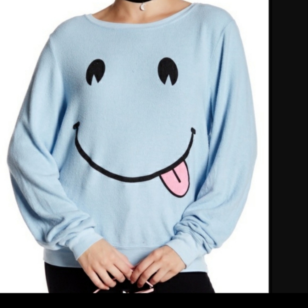 Wildfox Funny Face Pullover
